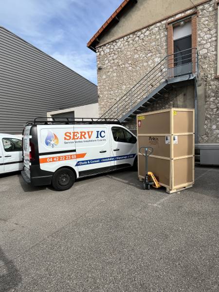 Armoire froide Atosa installée par SERV IC dans une collectivité des Bouches du Rhone