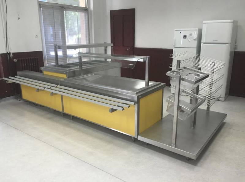 Installation d'un self pour une école primaire dans les Bouches-du-Rhône